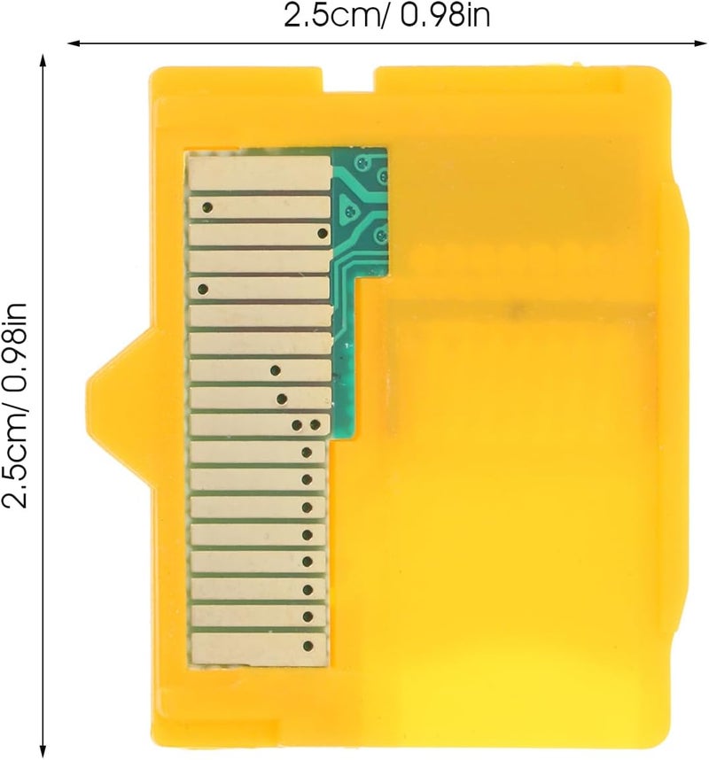 OSALADI Micro Attachment,Camera to Card Insert Adapter,Memory Adapter for Micro HC Yellow - Image 2